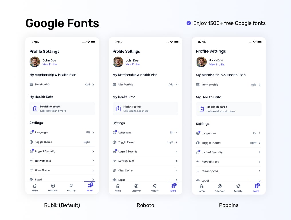 DoctorGo - Healthcare Mobile App UI Kit - Slide 6