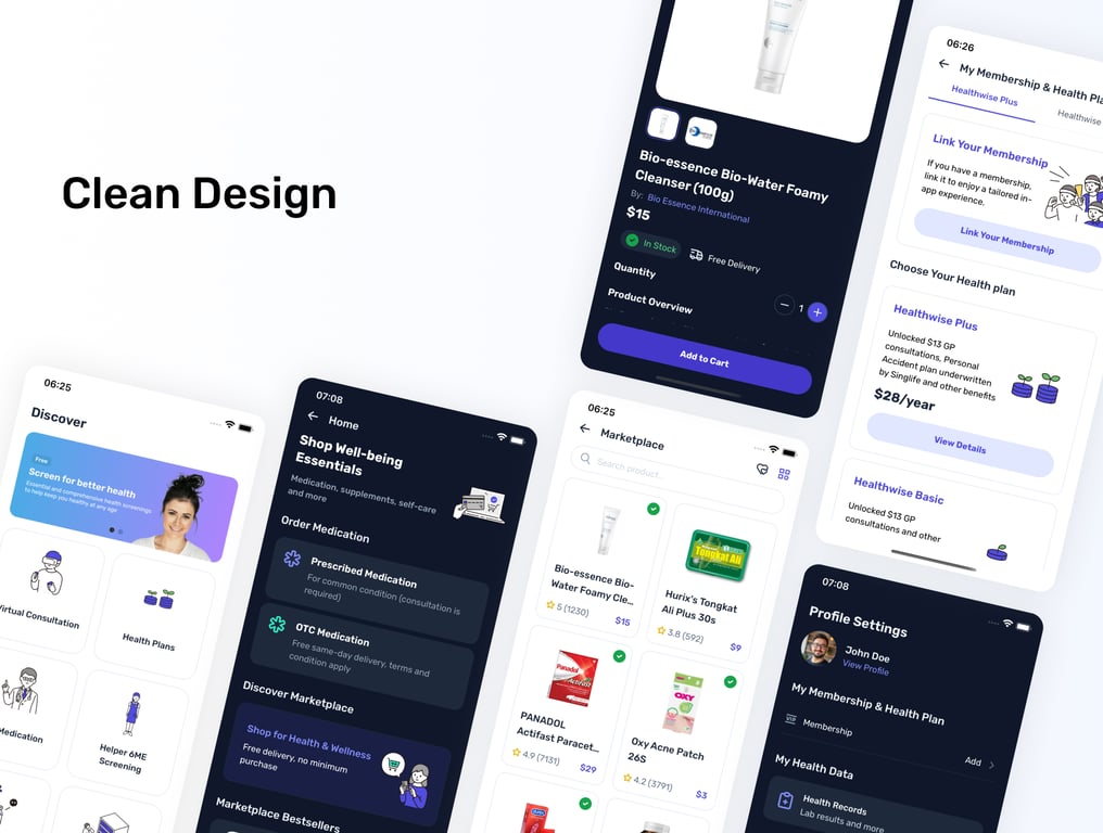 DoctorGo - Healthcare Mobile App UI Kit - Slide 3