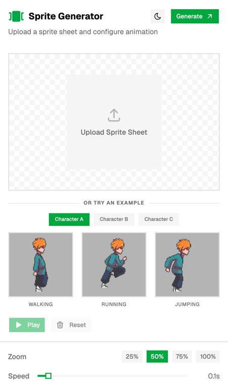 Sprite Generator - Slide 2